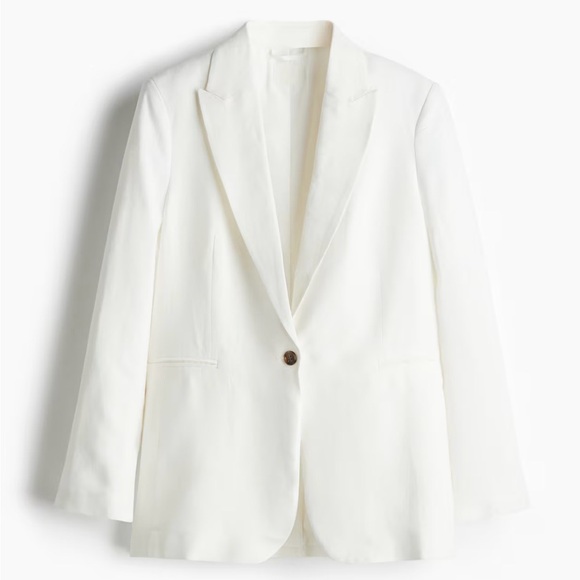 H&M Jackets & Blazers - H&M Elegant Cream Women's Blazer